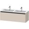 Duravit Waschtischunterbau Ketho.2 1280x440x480mm taupe supermatt