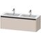 Duravit Waschtischunterbau Ketho.2 1280x440x480mm taupe matt