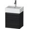 Duravit Waschtischunterbau Ketho.2 434x440x338mm TA links eiche schwarz