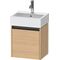 Duravit Waschtischunterbau Ketho.2 434x440x338mm TA links eiche natur