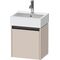 Duravit Waschtischunterbau Ketho.2 434x440x338mm TA links taupe matt