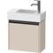 Duravit Waschtischunterbau Ketho.2 484x440x238mm TA links taupe supermatt