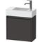 Duravit Waschtischunterbau Ketho.2 484x440x238mm TA re graphit supermatt