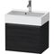 Duravit Waschtischunterbau Ketho.2 584x440x390mm eiche schwarz