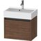 Duravit Waschtischunterbau Ketho.2 584x440x390mm nussbaum dunkel