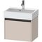 Duravit Waschtischunterbau Ketho.2 584x440x390mm taupe matt