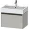 Duravit Waschtischunterbau Ketho.2 684x440x460mm betongrau matt