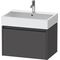 Duravit Waschtischunterbau Ketho.2 684x440x460mm graphit matt