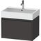 Duravit Waschtischunterbau Ketho.2 684x440x460mm graphit supermatt