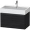 Duravit Waschtischunterbau Ketho.2 784x440x460mm eiche schwarz
