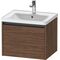 Duravit Waschtischunterbau Ketho.2 584x440x455mm nussbaum dunkel