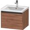 Duravit Waschtischunterbau Ketho.2 584x440x455mm nussbaum natur