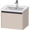 Duravit Waschtischunterbau Ketho.2 584x440x455mm taupe matt