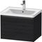 Duravit Waschtischunterbau Ketho.2 634x440x455mm eiche schwarz