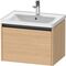 Duravit Waschtischunterbau Ketho.2 634x440x455mm eiche natur