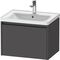 Duravit Waschtischunterbau Ketho.2 634x440x455mm graphit matt
