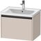 Duravit Waschtischunterbau Ketho.2 634x440x455mm taupe matt