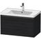 Duravit Waschtischunterbau Ketho.2 784x440x455mm eiche schwarz
