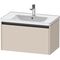 Duravit Waschtischunterbau Ketho.2 784x440x455mm taupe supermatt