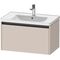 Duravit Waschtischunterbau Ketho.2 784x440x455mm taupe matt