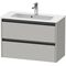 Duravit Waschtischunterbau Ketho.2 810x440x390mm betongrau matt