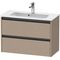 Duravit Waschtischunterbau Ketho.2 810x440x390mm leinen