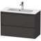 Duravit Waschtischunterbau Ketho.2 810x440x390mm graphit supermatt