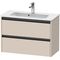 Duravit Waschtischunterbau Ketho.2 810x440x390mm taupe supermatt