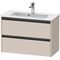 Duravit Waschtischunterbau Ketho.2 810x440x390mm taupe matt