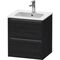 Duravit Waschtischunterbau Ketho.2 510x549x420mm eiche schwarz