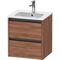 Duravit Waschtischunterbau Ketho.2 510x549x420mm nussbaum natur