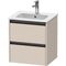Duravit Waschtischunterbau Ketho.2 510x549x420mm taupe supermatt