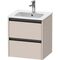 Duravit Waschtischunterbau Ketho.2 510x549x420mm taupe matt
