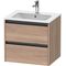 Duravit Waschtischunterbau Ketho.2 610x550x480mm graphit matt