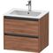 Duravit Waschtischunterbau Ketho.2 610x550x480mm nussbaum natur