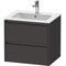 Duravit Waschtischunterbau Ketho.2 610x550x480mm graphit supermatt