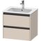 Duravit Waschtischunterbau Ketho.2 610x550x480mm taupe supermatt