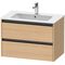 Duravit Waschtischunterbau Ketho.2 810x550x480mm eiche natur