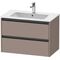 Duravit Waschtischunterbau Ketho.2 810x550x480mm basalt matt