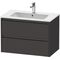 Duravit Waschtischunterbau Ketho.2 810x550x480mm graphit supermatt