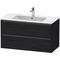 Duravit Waschtischunterbau Ketho.2 1010x550x480mm eiche schwarz