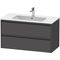 Duravit Waschtischunterbau Ketho.2 1010x550x480mm graphit matt