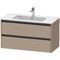 Duravit Waschtischunterbau Ketho.2 1010x550x480mm leinen