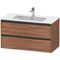 Duravit Waschtischunterbau Ketho.2 1010x550x480mm nussbaum natur