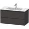 Duravit Waschtischunterbau Ketho.2 1010x550x480mm graphit supermatt