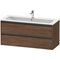 Duravit Waschtischunterbau Ketho.2 1210x550x480mm nussbaum dunkel