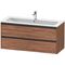 Duravit Waschtischunterbau Ketho.2 1210x550x480mm nussbaum natur