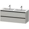 Duravit Waschtischunterbau Ketho.2 1280x550x480mm betongrau matt