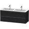 Duravit Waschtischunterbau Ketho.2 1280x550x480mm eiche schwarz