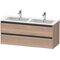 Duravit Waschtischunterbau Ketho.2 1280x550x480mm nussbaum dunkel